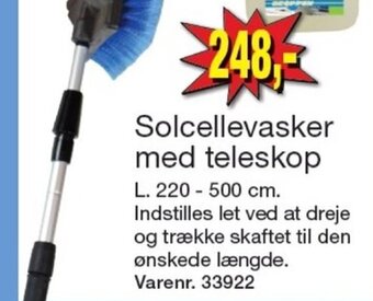 Harald Nyborg Solcellevasker med teleskop tilbud