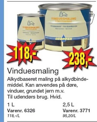 Harald Nyborg Vinduesmaling tilbud