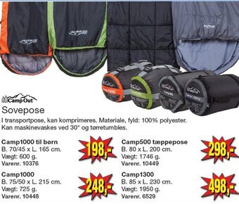 Harald Nyborg Camp Out Sovepose tilbud