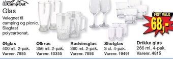 Harald Nyborg Camp Out Glas tilbud