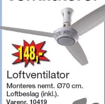 Harald Nyborg Loftventilator tilbud
