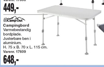 Harald Nyborg Camp Out Campingbord tilbud