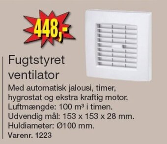 Harald Nyborg Fugtstyret ventilator tilbud
