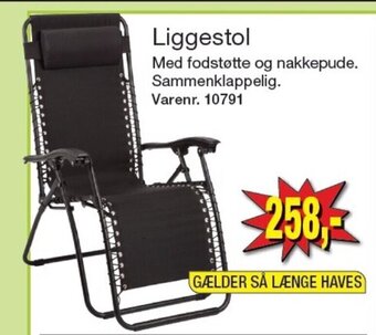 Harald Nyborg Liggestol tilbud