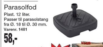 Harald Nyborg Parasolfod tilbud