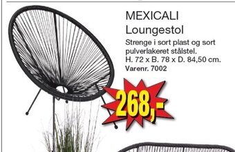 Harald Nyborg MEXICALI Loungestol tilbud