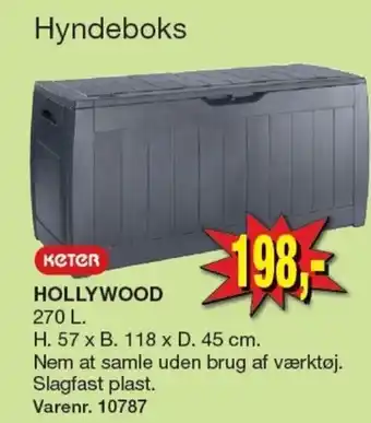 Harald Nyborg Hyndeboks HOLLYWOOD 270 L. tilbud