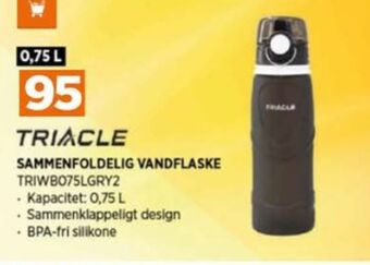 Power Triacle drikkeflaske tilbud