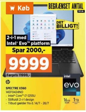 Power Hp bærbar pc tilbud