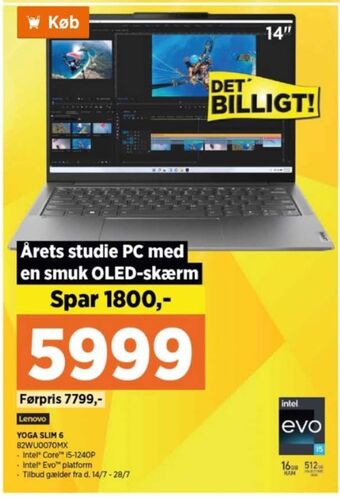 Power Lenovo bærbar pc tilbud