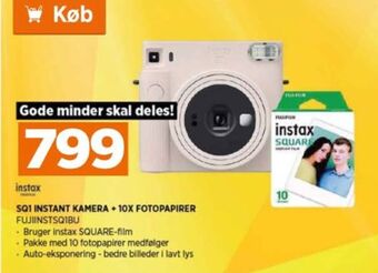 Power Instax kamera tilbud