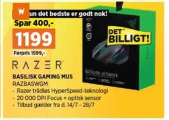 Power Razer mus tilbud