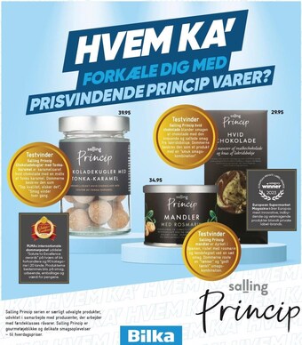 Bilka Hvem ka forkæle dig med prisvindende princip varer tilbud