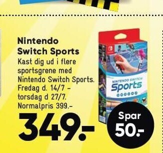 Bilka Nintendo switch sports tilbud