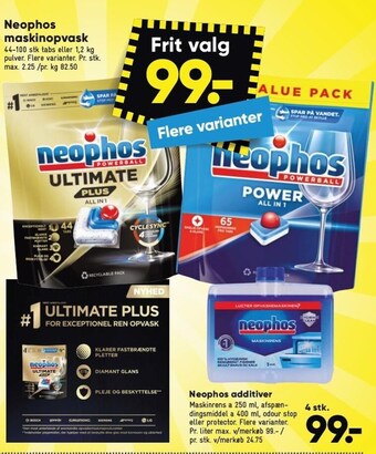 Bilka Neophos maskinopvask tilbud