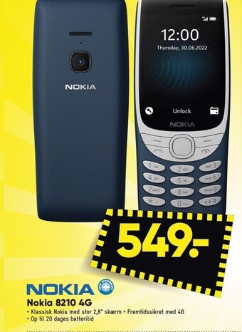 Bilka Nokia 8210 4g tilbud