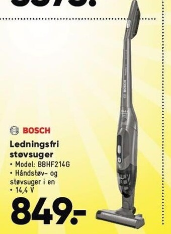 Bilka Bosch ledningsfri støvsuger tilbud