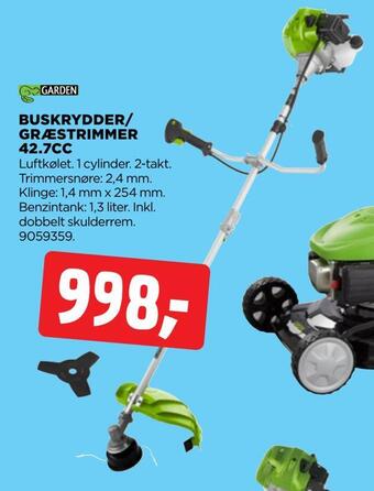 jem & fix Buskrydder/ græstrimmer 42,7cc tilbud