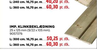 jem & fix Imp. klinkbeklædning tilbud