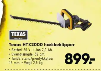 Bilka Texas hækkeklipper tilbud