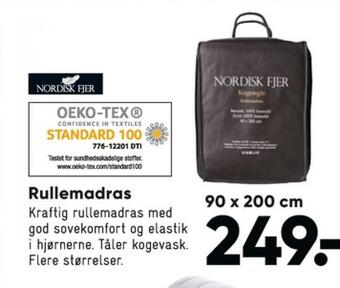 Bilka Nordisk fjer rullemadras tilbud