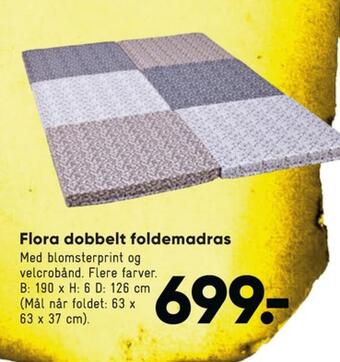 Bilka Ukendt foldemadras tilbud