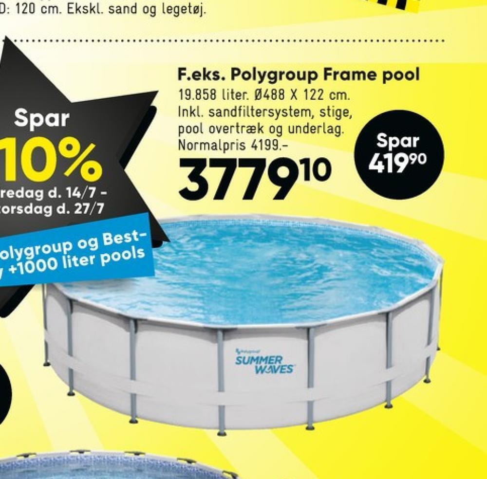 Summer waves pool tilbud hos Bilka