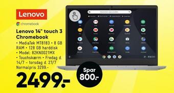 Bilka Lenovo bærbar pc tilbud