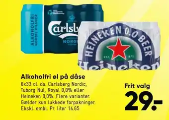 Nordic pilsner øl - alkoholfri