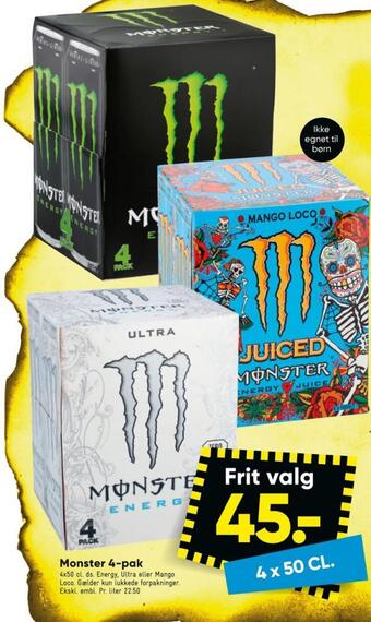 Bilka Mango loco juiced energidrik tilbud