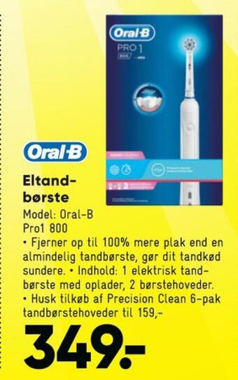 Bilka Braun oral-b eltandbørste tilbud