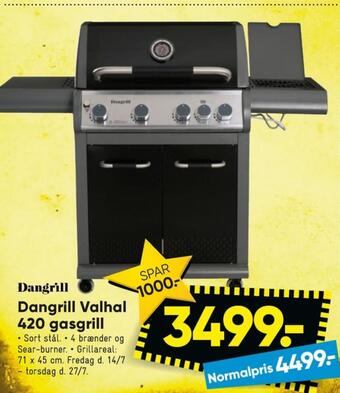 Bilka Dangrill gasgrill tilbud