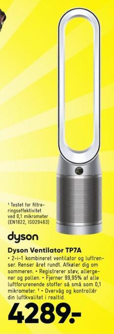 Bilka Dyson ventilator tilbud