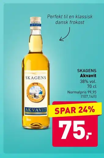 ALDI SKAGENS Akvavit tilbud