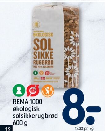 Det gode solsikkerugbrød
