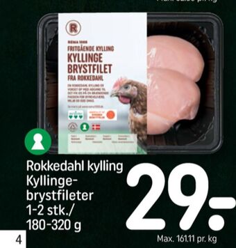 REMA 1000 Rokkedahl kyllingebrystfilet tilbud