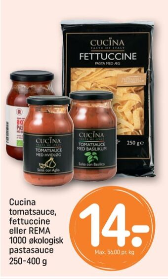 REMA 1000 Cucina sauce flydende tilbud