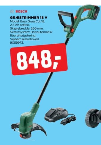 jem & fix Bosch græstrimmer tilbud