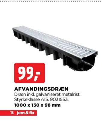 jem & fix Ukendt afvandingsdræn tilbud