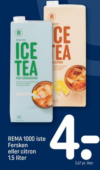 REMA 1000 Rema 1000 ice tea tilbud
