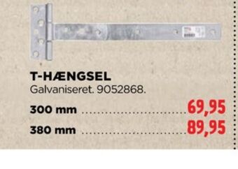 jem & fix Ukendt t-hængsel tilbud