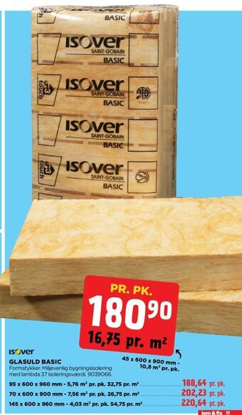 jem & fix Isover isolering tilbud