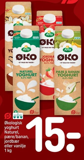 REMA 1000 Arla yoghurt pære & banan tilbud