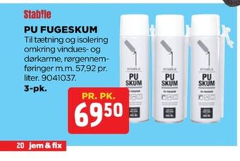 jem & fix Stabile pu skum tilbud
