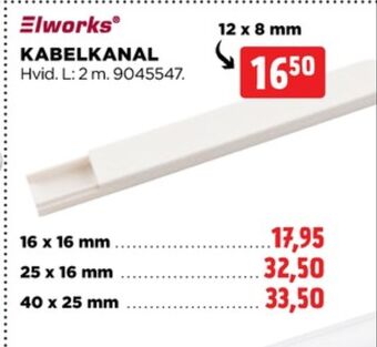jem & fix Elworks kabelkanaler tilbud