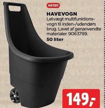 jem & fix Keter havevogn tilbud
