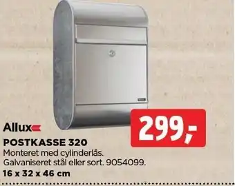 jem & fix Allux postkasse 320 tilbud
