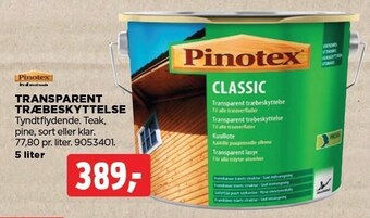 jem & fix Pinotex transparent træbeskyttelse tilbud