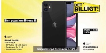 Power Iphone 11 64 gb eller 128 gb tilbud