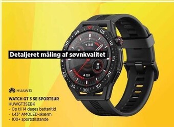 Power Huawei watch gt 3 se sportsur tilbud